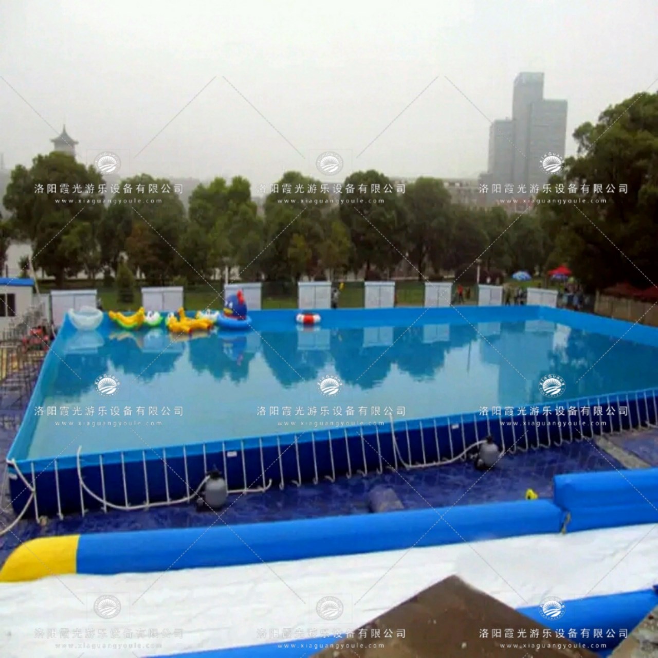 象山大型支架游泳池